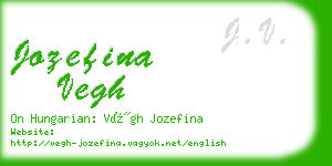 jozefina vegh business card